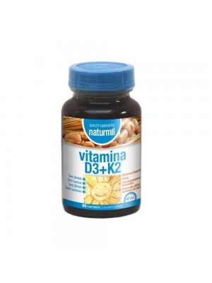 Vitamina D3 + K2 -  60 comprimidos  - Naturmil